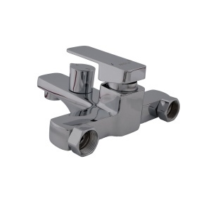 Baterie Cada Flow Elegance Z-09, zinc, cu para de dus, design elegant - Img 3