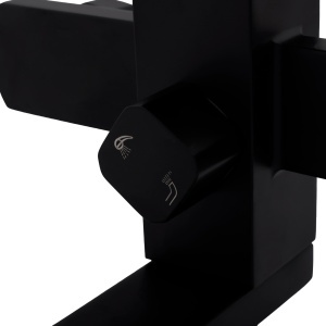 Baterie Cada Flow FB-09 Urban Kub, inox SUS304, negru, cu para de dus - Img 7
