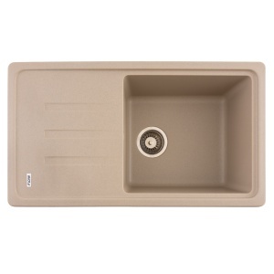 Chiuveta Bucatarie Granit Flow FCB-7843SLS, 78x43cm, seria Slim-Line, sahara