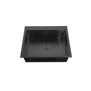 Chiuveta Bucatarie Inox Mixxus HM5045-215 Nano-Black, 500x450mm, adancime 215mm