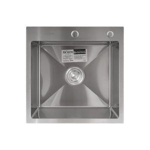 Chiuveta Bucatarie Inox SUS304 Bohm BH5050S, 500x500mm, satin - Img 2