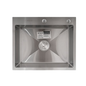 Chiuveta Bucatarie Inox SUS304 Bohm BH6050S, 600x500mm, satin - Img 2
