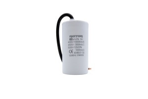 Condensator CBB60 ROTOR, 60µF, 450V, 45x95mm, pentru pompe si motoare