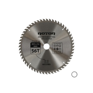 Disc Circular Lemn ROTOR, 305x32mm, 56 dinti, cu adaptor
