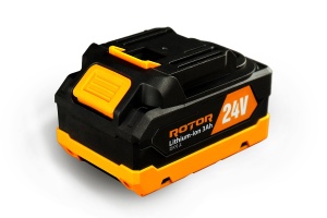 Drujba pe Acumulator ROTOR RBS1201, 24V, 3Ah, 6500 RPM, pentru taiere lemn - Img 9