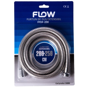 Furtun Dus Extensibil Flow FFDF-200, 200-250cm