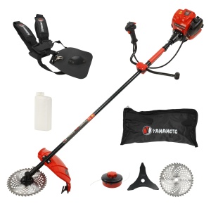 Motocoasa Benzina Yamamoto YM-5600, 4T, 5.6CP, 52cc, pentru iarba si tufis - Img 3
