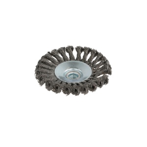 Perie Sarma Conica cu Noduri ROTOR, 125mm, M14, pentru polizor unghiular - Img 2