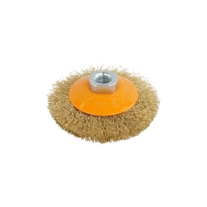 Perie Sarma Conica ROTOR, 115mm, M14, otel, pentru polizor unghiular
