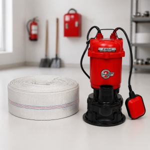 Pompa submersibila apa murdara Elefant, 550w, 220v, 2850rpm, 233 l/min, inaltime refulare 8m, adâncime maximă de imersiune 8m, lungime cablu 7m, racord 2", include furtun pompieri cauciucat 20m