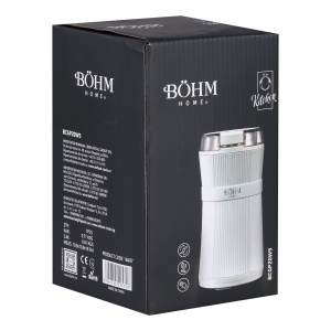 Rasnita Electrica de Cafea Bohm Home BCGP20W5, 200W, 50g, 2 lame din inox, alba - Img 12