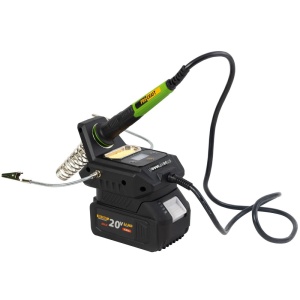 Statie de lipit pe acumulator PROCRAFT CS60, 20 V, 60 W, temperatura reglabila 100 - 500 grade C, fara acumulator si incarcator - Img 2