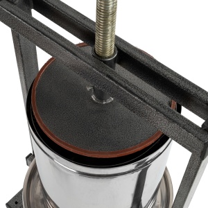 Teasc Presa Struguri Vilen, inox, 15L, cu picioare, pentru vin artizanal - Img 5