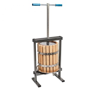 Teasc Presa Struguri Vilen, lemn, 20L, pentru vin artizanal - Img 4