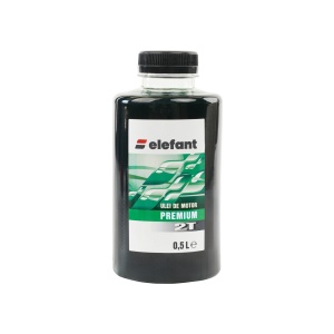Ulei Amestec 2T Elefant, 0.5L, verde, 30ml/L, pentru drujbe si motocoase