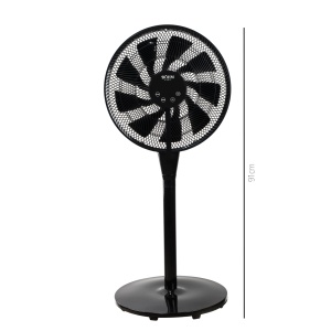 Ventilator Podea Bohm BY2316, 16 inch, 25W, 8 viteze, LED, telecomanda - Img 6