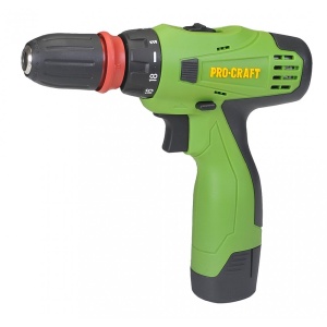 Autofiletanta cu Acumulator ProCraft PA12Pro DFR, 12V, 1350 RPM, mandrina 10mm, 2 acumulatori
