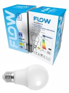 Bec LED A60 Flow, 10W, E27, 6500K lumina rece