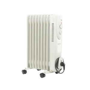 Calorifer Electric cu Ulei Bohm BOH-29, 8 elementi, 2000W, termostat, pentru 20-25 m2