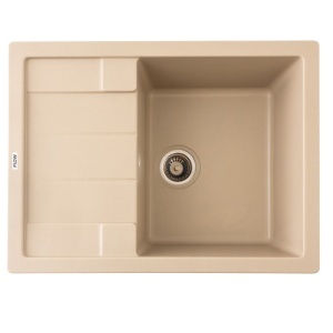 Chiuveta Bucatarie Granit Flow FCB-6449AS, 64x49cm, seria Angel, sahara