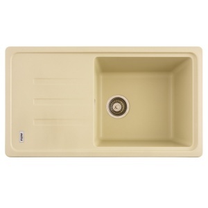 Chiuveta Bucatarie Granit Flow FCB-7843SLI, 78x43cm, seria Slim-Line, ivory