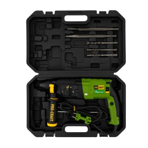 Ciocan Rotopercutor ProCraft BH1400, SDS+, 790W, 3J, 4000 bpm, 3 moduri operare - Img 7