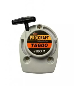 Demaror Motocoasa ProCraft, compatibil T5600, piesa de schimb pornire