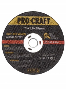 Disc Abraziv Polizor Unghiular ProCraft, 76mm, compatibil PGA12, pentru metal