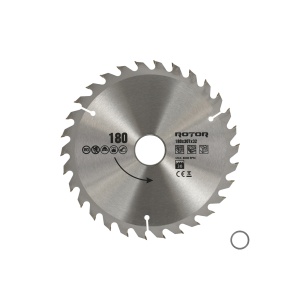 Disc Circular Lemn ROTOR, 180x32mm, 30 dinti, pentru fierastraie circulare