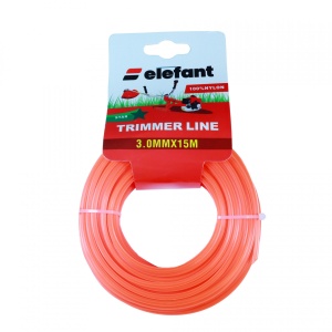 Fir Tambur Stea Motocoasa Elefant, 3mm, 15m, pentru cap mosor - Img 2