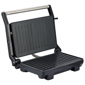Gratar electric BOHM HOME BEGM100S, 1000 W, placi reversibile grill / plane, deschidere 180° - Img 4
