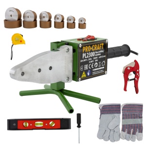 Plita Sudura Tevi PPR ProCraft PL2300, 1500W, max 300 grade, diametre 20-63mm, set complet - Img 14