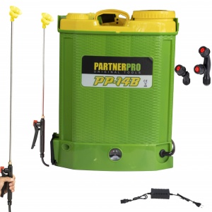Pompa de stropit cu acumulator 14L, PARTNERPRO PP14B - Img 1