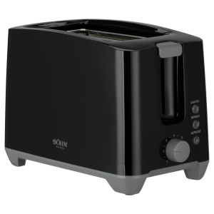 Prajitor de Paine Bohm Home BTP75HB, 650-750W, 2 felii, 7 niveluri, dezghetare si reincalzire, negru - Img 2