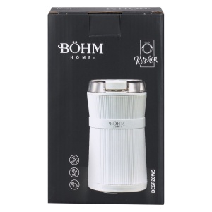Rasnita Electrica de Cafea Bohm Home BCGP20W5, 200W, 50g, 2 lame din inox, alba - Img 9