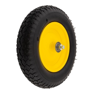 Roata Pneumatica Roaba Elefant 350-8, cu rulment si ax 20x93mm, janta metalica - Img 2