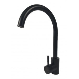 Robinet Filtru Apa Mixxus MONO-07 Black, inox negru, pentru sisteme filtrare