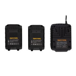 Set incarcator 20V cu acumulator 20V/2Ah RCB-20V ROTOR - Img 2