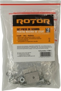 Set Piese Schimb Masina Legat ROTOR, cutit arc surub, pachet 5 buc - Img 2