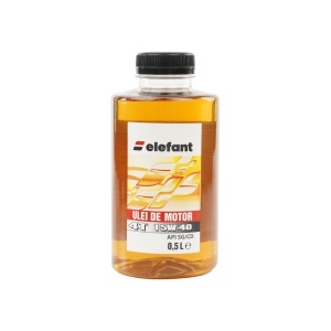 Ulei Motor 4T Elefant, SAE 15W40, 0.5L, pentru motoare pe benzina