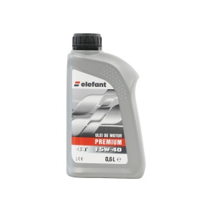 Ulei Premium Motor 4T Elefant, 15W40, 0.6L, gri, pentru motoare pe benzina