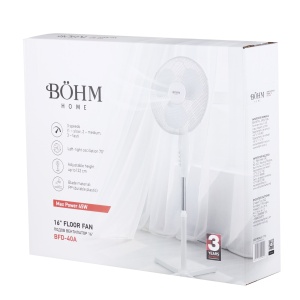 Ventilator Podea Bohm BFD-40A, 16 inch, 45W, 3 trepte de viteza - Img 5