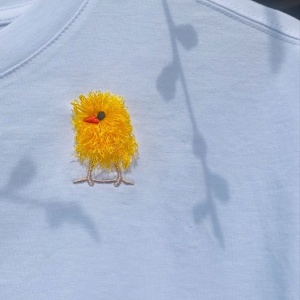 Tricou cu mânecă scurtă, cu pui - Img 5