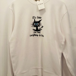 Tricou cu mânecă lungă I AM FINE