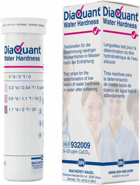 DiaQuant Water Hardness - 50 teste sticks 6 x 95 mm