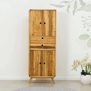 Dulap CHARME 4 uși 2 sertare, lemn masiv-65 x 34 x 180 cm