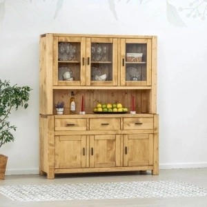BUFET ADRIANA 6 usi si 3 sertare, lemn masiv-160 x 50/42 x 195 cm
