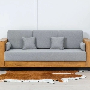 CANAPEA RETRO FIXA, Lemn masiv-220 x 83 x 70 cm