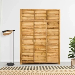 DULAP SUSPENDAT NORDA-CH 3 usi, lemn masiv-171 x 60 x 50 cm