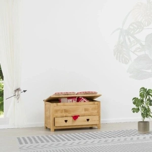 LADA DE ZESTRE MEGEVE 1 sertar, lemn masiv-100 x 50 x 55 cm